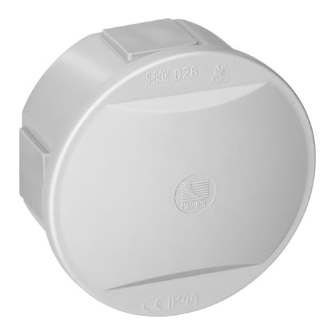 ⁨Puszka hermetyczna 80x40, 4 dławiki, szara, IP44⁩ w sklepie Wasserman.eu