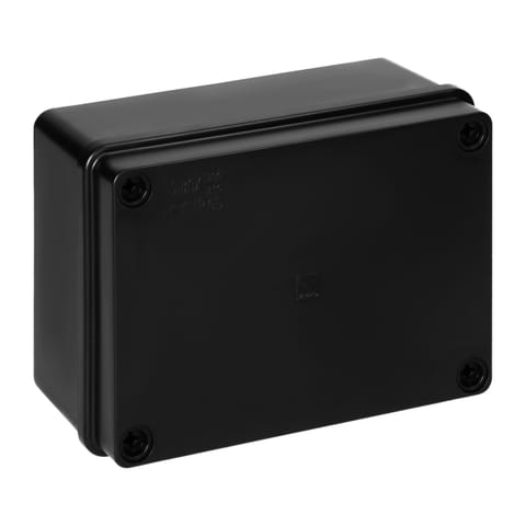 ⁨Puszka hermetyczna 150x110x70, bez dławików, czarna, bezhalogenowa, odporna na UV, IP65⁩ w sklepie Wasserman.eu