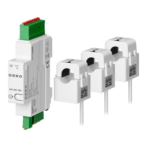 ⁨3-fazowy monitor energii z przekładnikami 120A, 230/400V, TUYA SMART Wi-Fi⁩ w sklepie Wasserman.eu