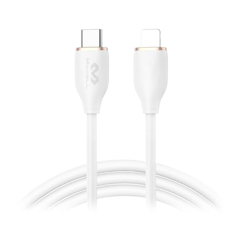 ⁨Kabel USB-C - Lightning Miccell VQ-D09, 30W, 1,5m, biały⁩ w sklepie Wasserman.eu