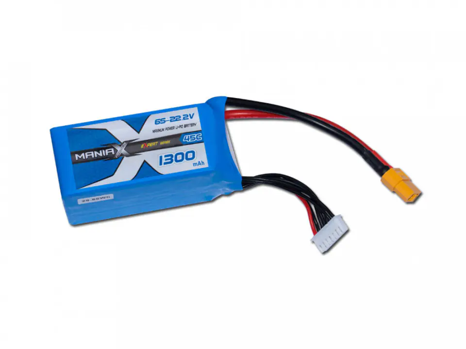 ⁨1300mAh 22.2V 45C eXpert ManiaX⁩ at Wasserman.eu