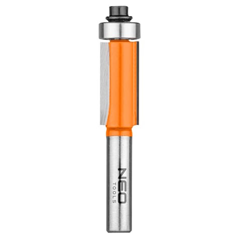⁨Frez prosty z dolnym łożyskiem, TCT, 12.7 x 25 mm, trzpień 8 mm⁩ w sklepie Wasserman.eu