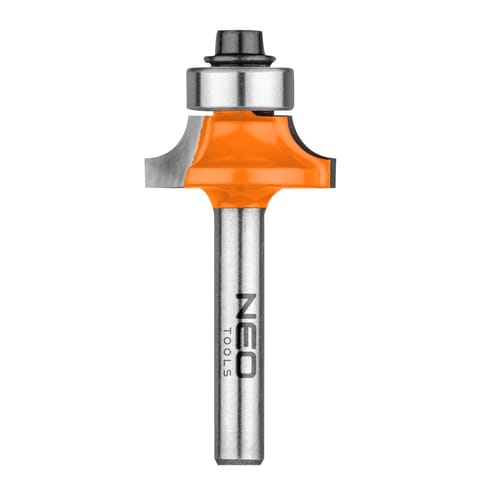 ⁨Frez kształtowy z łożyskiem, zaokrąglający, TCT, 22.5 x 9 mm, trzpień 6 mm⁩ w sklepie Wasserman.eu