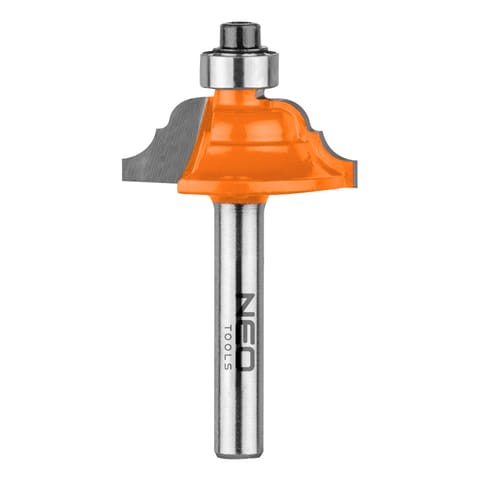 ⁨Frez kształtowy z łożyskiem, ozdobny, TCT, 28.6 x 11.7 mm, trzpień 6 mm⁩ w sklepie Wasserman.eu