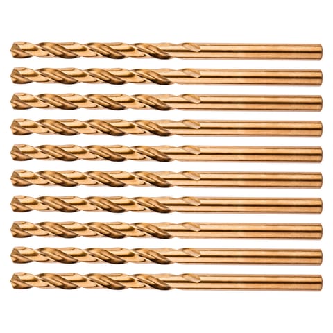 ⁨Wiertła do metalu HSS-Co 4.5 mm, 10 szt.⁩ w sklepie Wasserman.eu