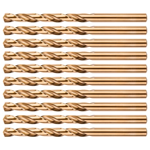 ⁨Wiertła do metalu HSS-Co 6.0 mm, 10 szt.⁩ w sklepie Wasserman.eu