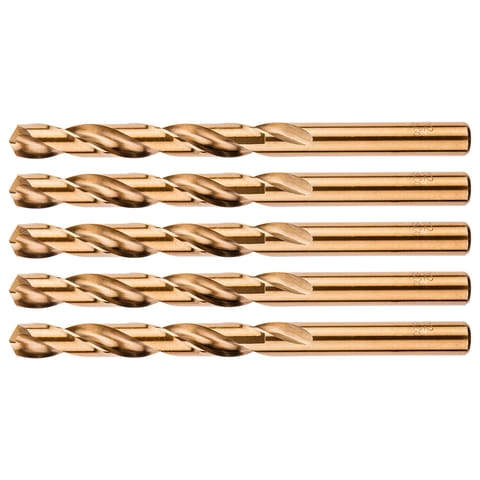 ⁨Wiertła do metalu HSS-Co 10.0 mm, 5 szt.⁩ w sklepie Wasserman.eu