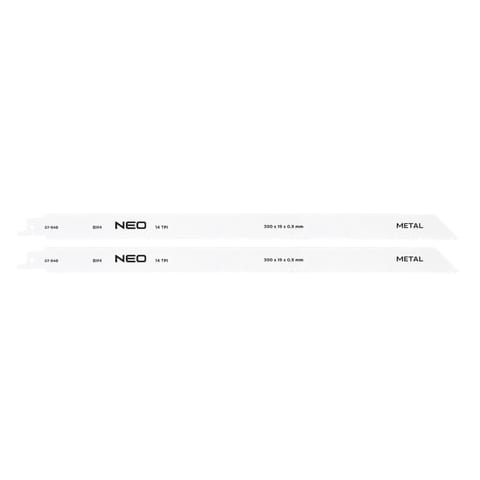 ⁨Brzeszczoty do piły szablastej 300 x 19 x 0.9 mm, 14TPI, kpl. 2 szt.⁩ w sklepie Wasserman.eu