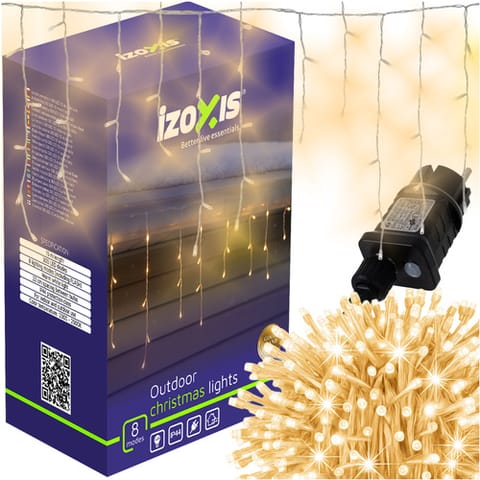 ⁨Lampki zew. 300LED 15m ciepły biały Izoxis 26710⁩ w sklepie Wasserman.eu