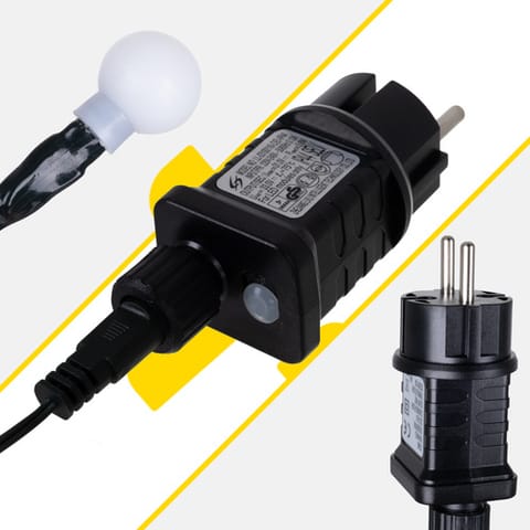 ⁨Lampki świąteczne kulki 300LED 30m Izoxis 26264⁩ w sklepie Wasserman.eu