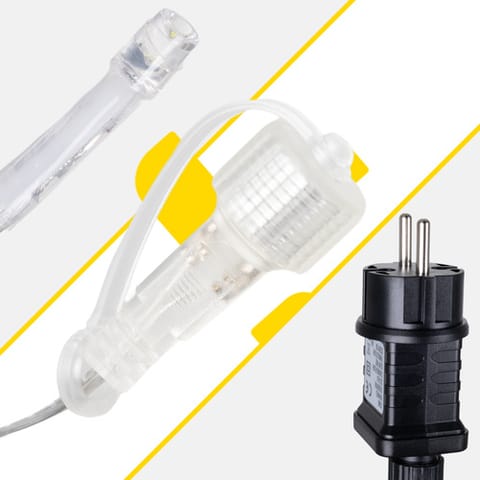 ⁨Lampki zew. 100LED 4m Izoxis 26858⁩ w sklepie Wasserman.eu