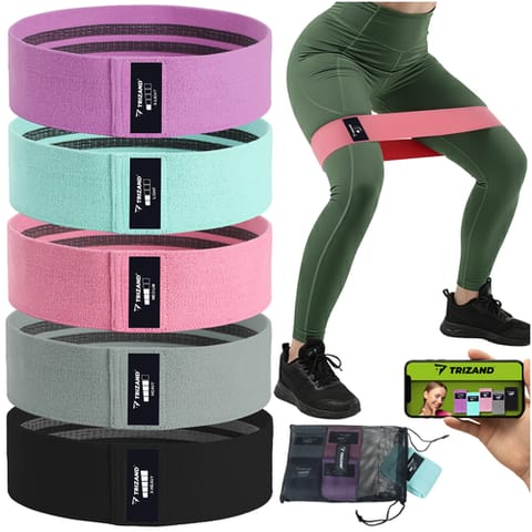 ⁨Zestaw gum do ćwiczeń - 5szt. Trizand 25877⁩ w sklepie Wasserman.eu