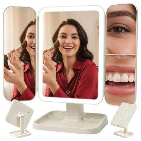 ⁨Lusterko kosmetyczne rozkładane LED Soulima 26952⁩ w sklepie Wasserman.eu
