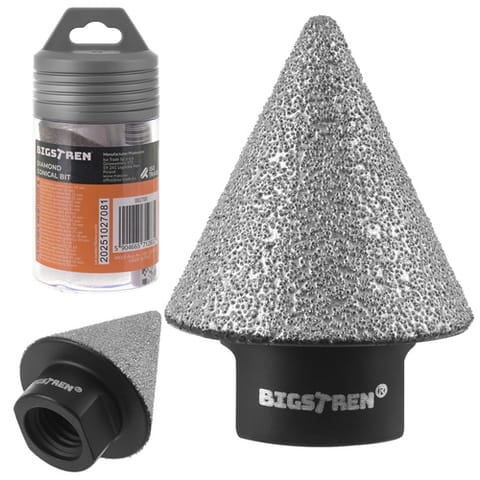 ⁨Frez stożkowy diamentowy 35mm Bigstren 27081⁩ w sklepie Wasserman.eu