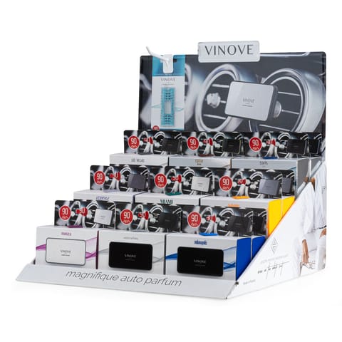 ⁨Vinove zestaw startowy ekspozytor plus 18 odświeżaczy⁩ w sklepie Wasserman.eu