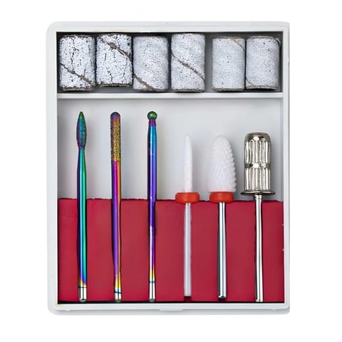⁨DA586 Zestaw frezów do manicure 12 elementów⁩ w sklepie Wasserman.eu
