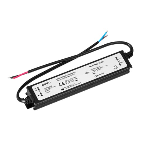 ⁨Zasilacz LED IP44, hermetyczny, slim, 24V, 100W, metalowa obudowa⁩ w sklepie Wasserman.eu