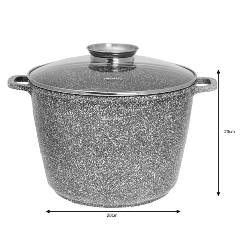 ⁨MARBLED CASSEROLE 10L 28cm KLAUSBERG KB-7526⁩ at Wasserman.eu