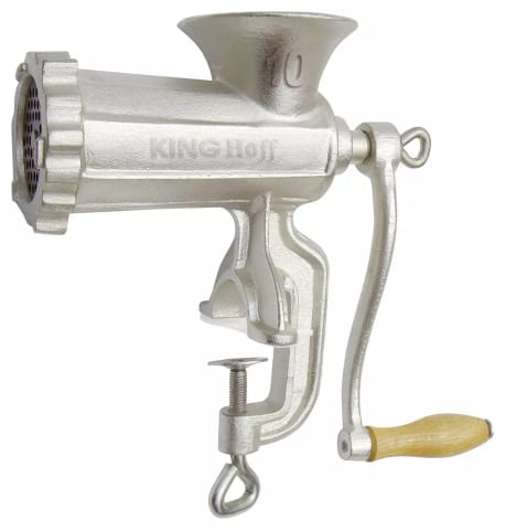 ⁨CAST IRON MEAT GRINDER #10 KINGHOFF KH-1428⁩ at Wasserman.eu