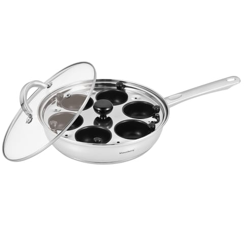 ⁨Patelnia z wkładem do jajek, szklana pokrywka, śr.24cm klausberg⁩ w sklepie Wasserman.eu
