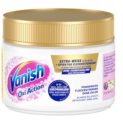 ⁨Vanish Oxi Action Weiss Odplamiacz do Tkanin Białych 250 g⁩ w sklepie Wasserman.eu