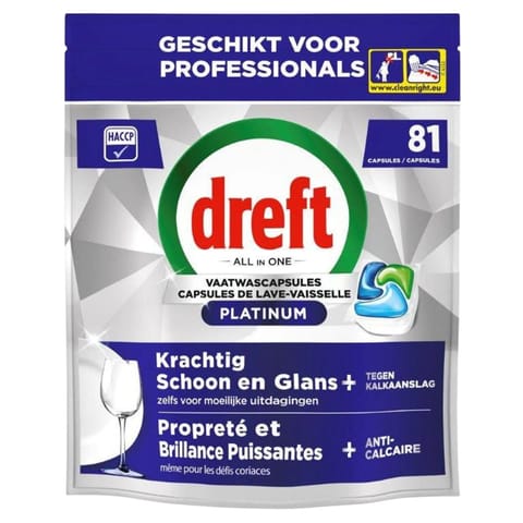 ⁨Dreft Platinium Kapsułki do Zmywarki 81 szt.⁩ w sklepie Wasserman.eu