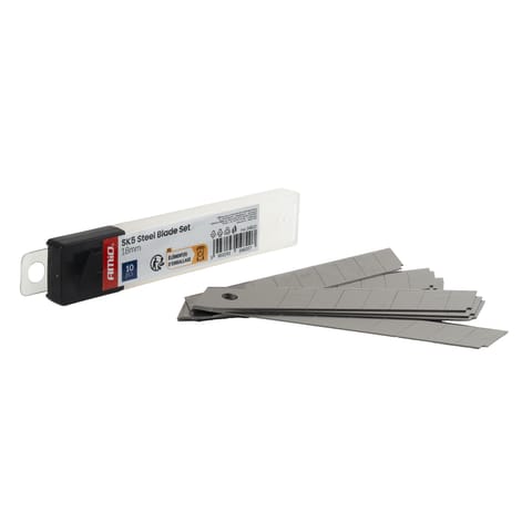⁨Zestaw ostrzy ze stali sk5 100x18x0,5mm 10szt. amio-04820⁩ w sklepie Wasserman.eu