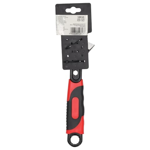 ⁨Klucz nastawny 150mm, 0-19mm, stal crv, uchwyt gumowany⁩ w sklepie Wasserman.eu