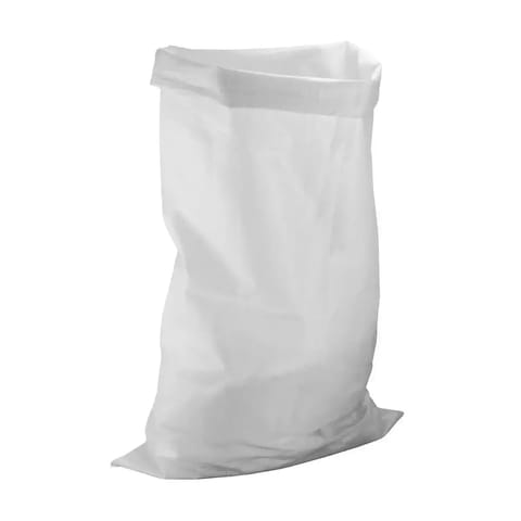 ⁨Worek budowlany pp, 110l 65x100 cm, 65g/m2, biały⁩ w sklepie Wasserman.eu