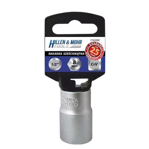 ⁨Nasadka 6kąt 1/2" 8 mm z przywieszką⁩ w sklepie Wasserman.eu