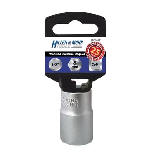 ⁨Nasadka 12kąt 1/2" 8 mm⁩ w sklepie Wasserman.eu
