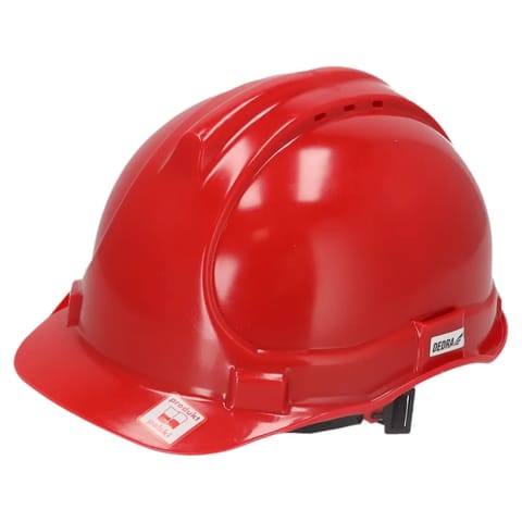⁨Kask ochronny, czerwony⁩ w sklepie Wasserman.eu
