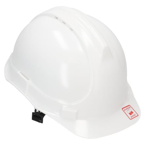⁨Kask ochronny, biały⁩ w sklepie Wasserman.eu