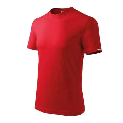 ⁨Koszulka męska t-shirt m, czerwona, 100% bawełna⁩ w sklepie Wasserman.eu