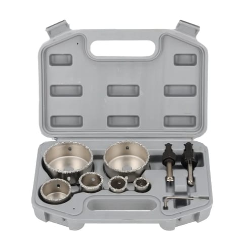 ⁨Tile drill set, holesaws Dedra DED1515⁩ at Wasserman.eu