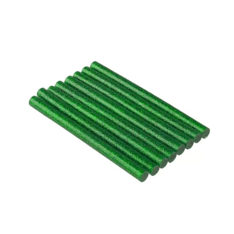 ⁨Hot glue Glitter 8 pieces Dedra (green)⁩ at Wasserman.eu