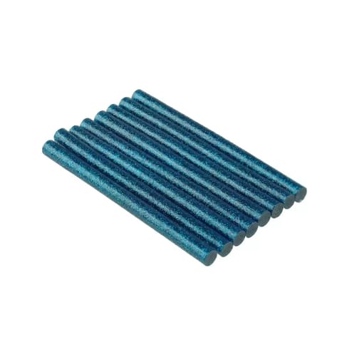 ⁨Hot glue Glitter 8 pieces Dedra (blue)⁩ at Wasserman.eu