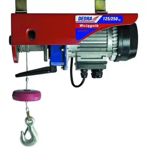 ⁨Wciągarka elektryczna 1000w 250/500 kg⁩ w sklepie Wasserman.eu