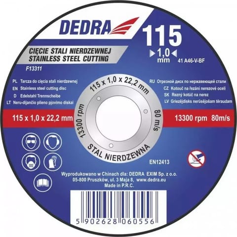 ⁨Tarcza F13321 125x1,0mm⁩ w sklepie Wasserman.eu