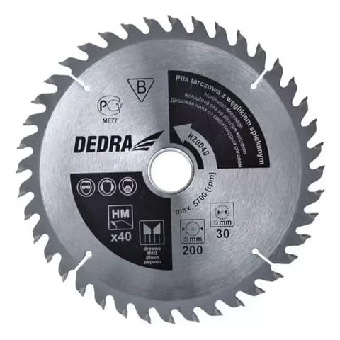 ⁨Wood circular saw Dedra carbide (180 mm)⁩ at Wasserman.eu
