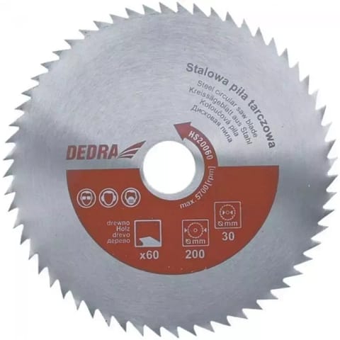 ⁨Steel circular saw for wood Dedra (20 cm)⁩ at Wasserman.eu