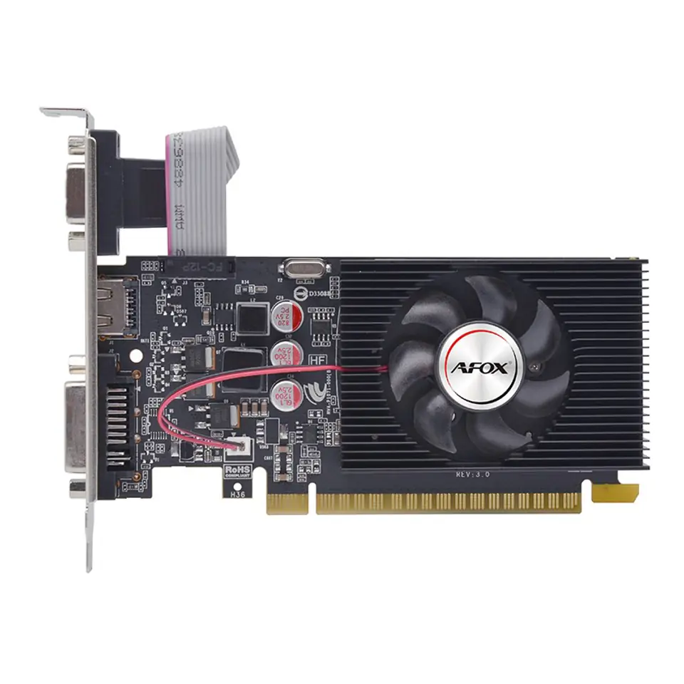 ⁨AFOX GEFORCE GT420 4GB DDR3 DVI HDMI VGA LP FAN AF420-4096D3L2⁩ w sklepie Wasserman.eu