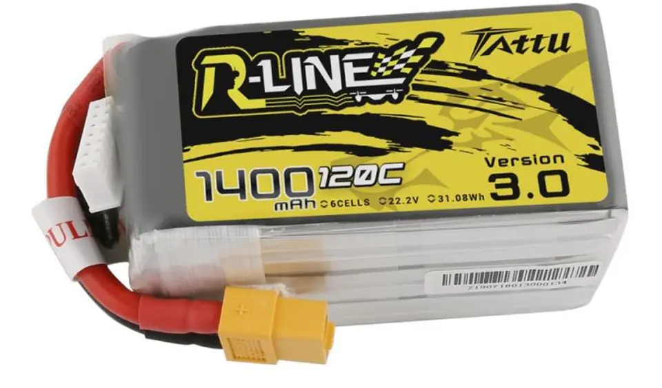 ⁨1400mAh 22.2V 120C TATTU R-Line Gens Ace⁩ w sklepie Wasserman.eu