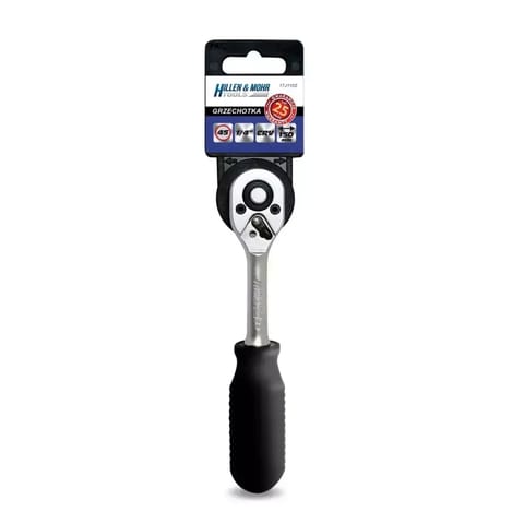 ⁨Hillen & Mohr straight ratchet wrench (1/4 ", 45 teeth, 150 mm)⁩ at Wasserman.eu
