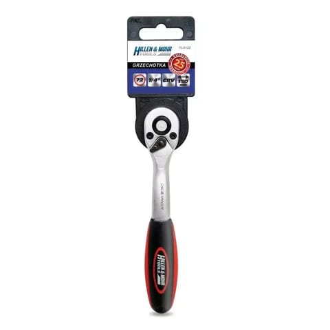 ⁨Hillen & Mohr straight ratchet wrench (1/4 ", 72 teeth, 150 mm)⁩ at Wasserman.eu