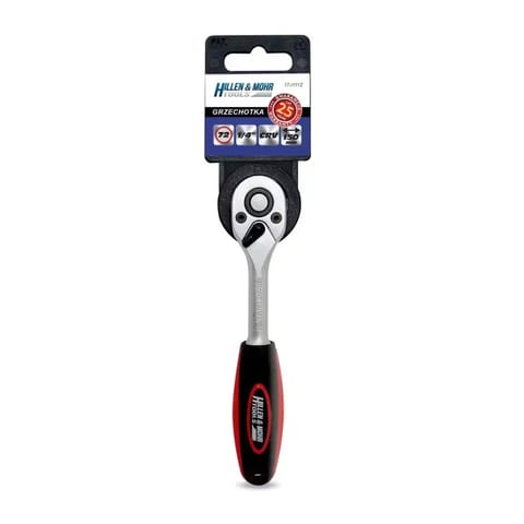 ⁨Hillen & Mohr straight ratchet wrench (1/4 ", 72 teeth, 150 mm)⁩ at Wasserman.eu
