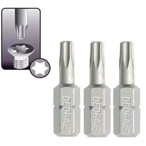 ⁨Końcówki wkrętakowe torx t10x25mm, 3szt blister⁩ w sklepie Wasserman.eu