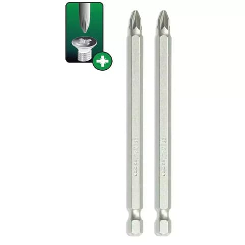 ⁨Końcówki wkrętakowe pozidriv pz2x100mm, 2szt blister⁩ w sklepie Wasserman.eu