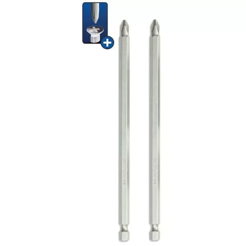 ⁨Końcówki wkrętakowe phillips ph2x150mm, 2szt blister⁩ w sklepie Wasserman.eu