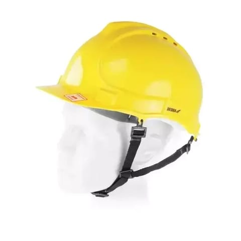 ⁨Kask ochronny, niebieski, 4-punktowy pasek podbródkowy⁩ w sklepie Wasserman.eu